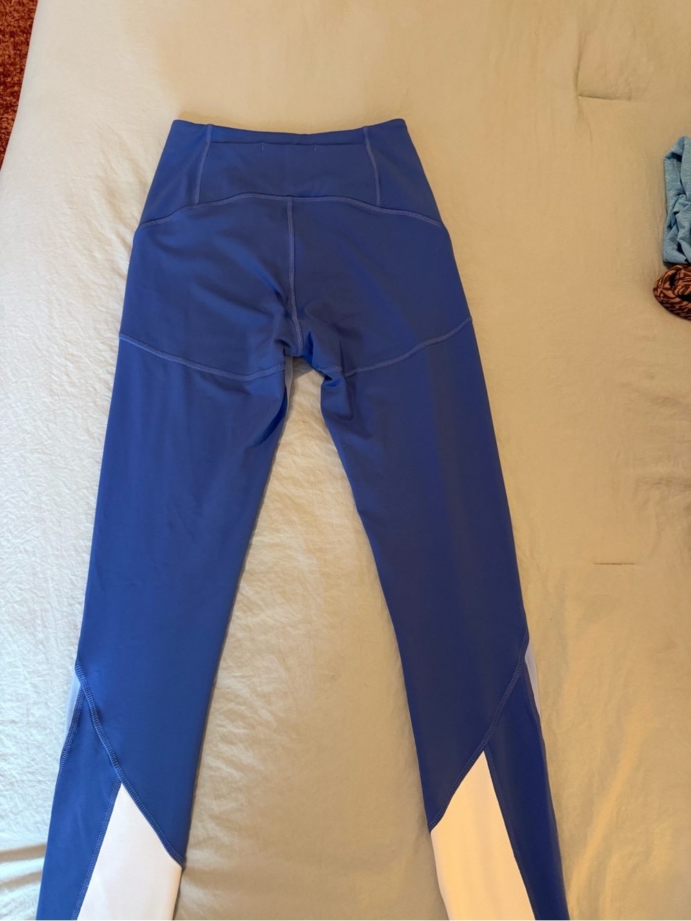 Gymshark Women's Blue Colorblock High-Waist Leggings